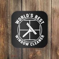 WorldS Best Cool Window Washing Professional Window Cleaner Coaster thumb 0