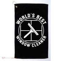 WorldS Best Cool Window Washing Professional Window Cleaner Golf Towel thumb 0