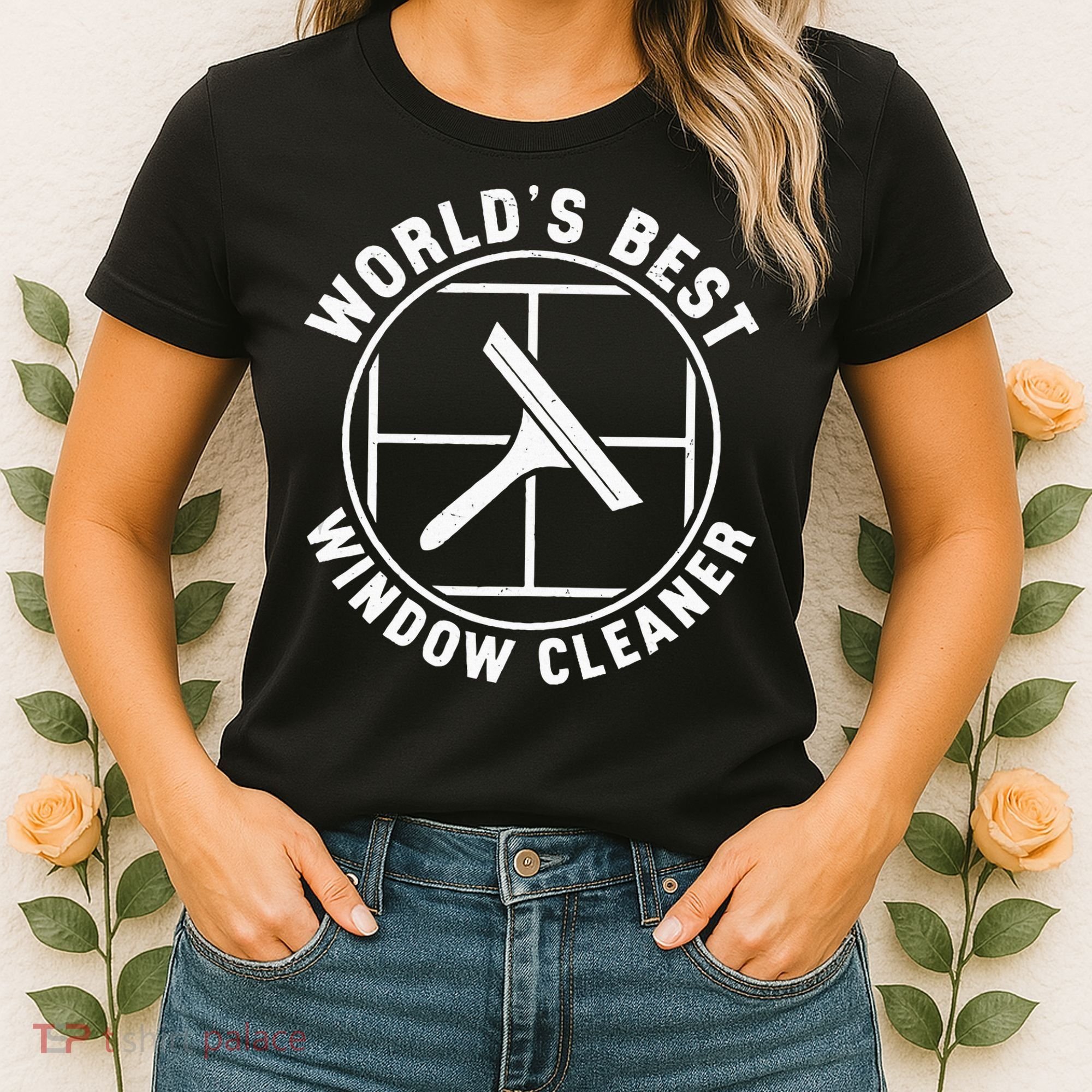 WorldS Best Cool Window Washing Professional Window Cleaner Women's T-Shirt