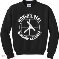 WorldS Best Cool Window Washing Professional Window Cleaner Kids Sweatshirt thumb 0