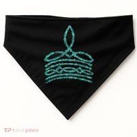 Western Boho Cowboy Boots Turquoise Boot Stitch Western USA-Made Doggie Bandana thumb 0