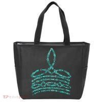Western Boho Cowboy Boots Turquoise Boot Stitch Western Tote Bag thumb 0