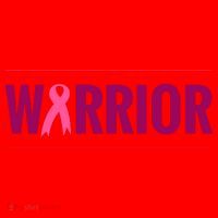 Warrior Breast Cancer Ribbon Santa Hat thumb 1