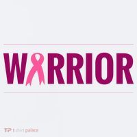 Warrior Breast Cancer Ribbon Sueded Cloud Jersey T-Shirt thumb 2