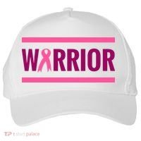Warrior Breast Cancer Ribbon Five-Panel Snapback Cap thumb 0