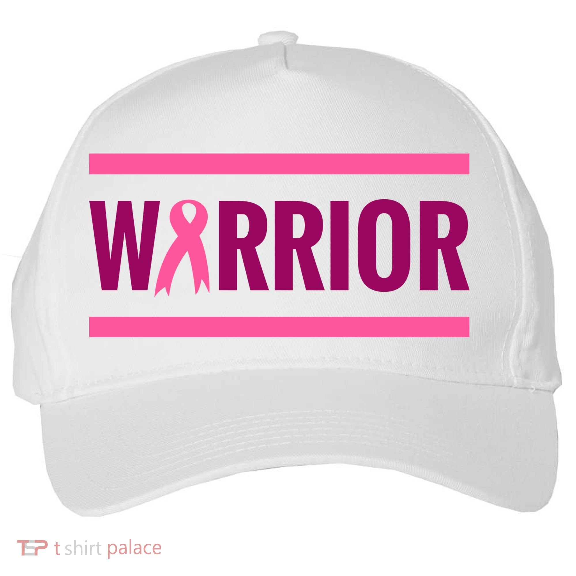 Warrior Breast Cancer Ribbon Five-Panel Snapback Cap