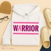 Warrior Breast Cancer Ribbon Hoodie thumb 4