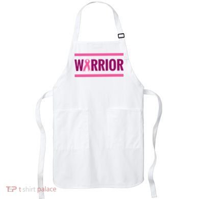 Warrior Breast Cancer Ribbon Apron