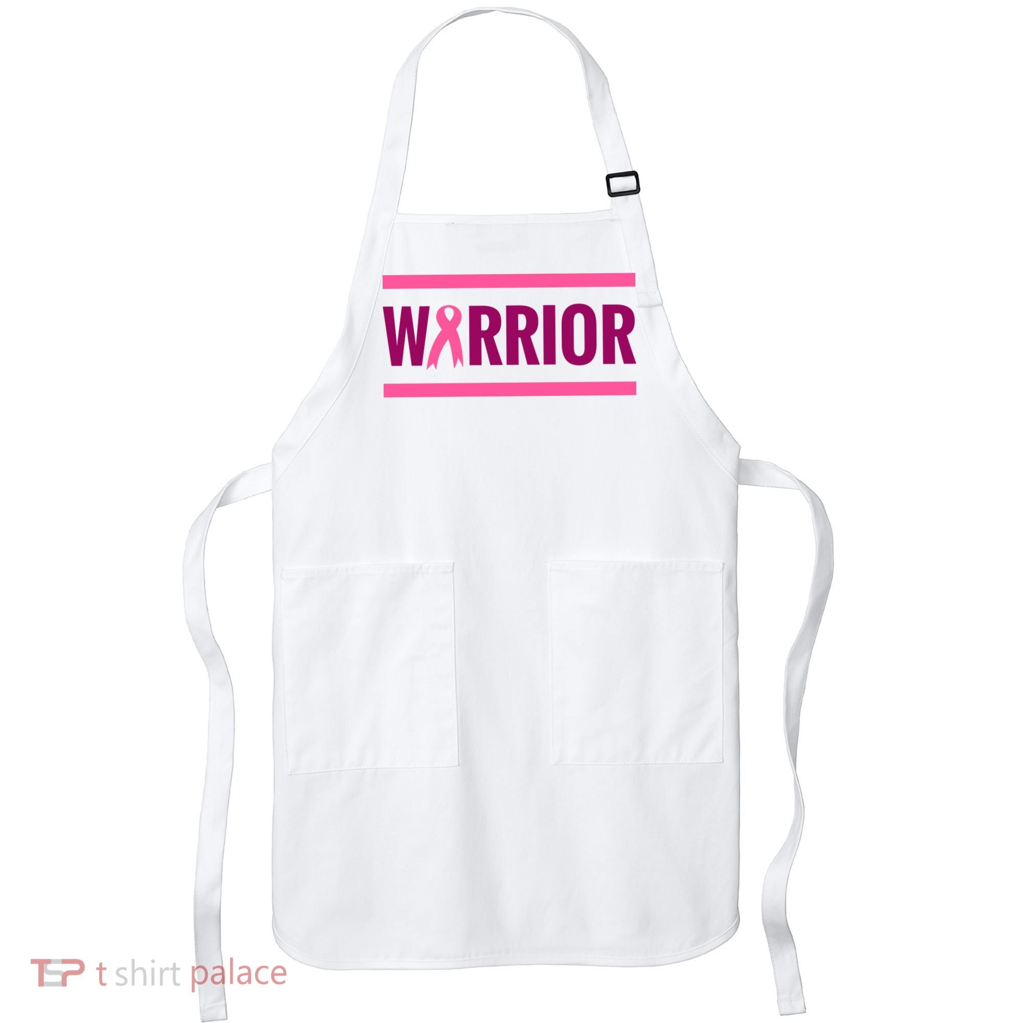 Warrior Breast Cancer Ribbon Apron