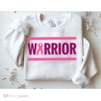 Warrior Breast Cancer Ribbon Sweatshirt thumb 2
