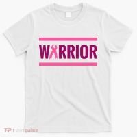 Warrior Breast Cancer Ribbon T-Shirt thumb 0