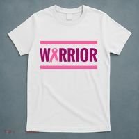 Warrior Breast Cancer Ribbon T-Shirt thumb 5