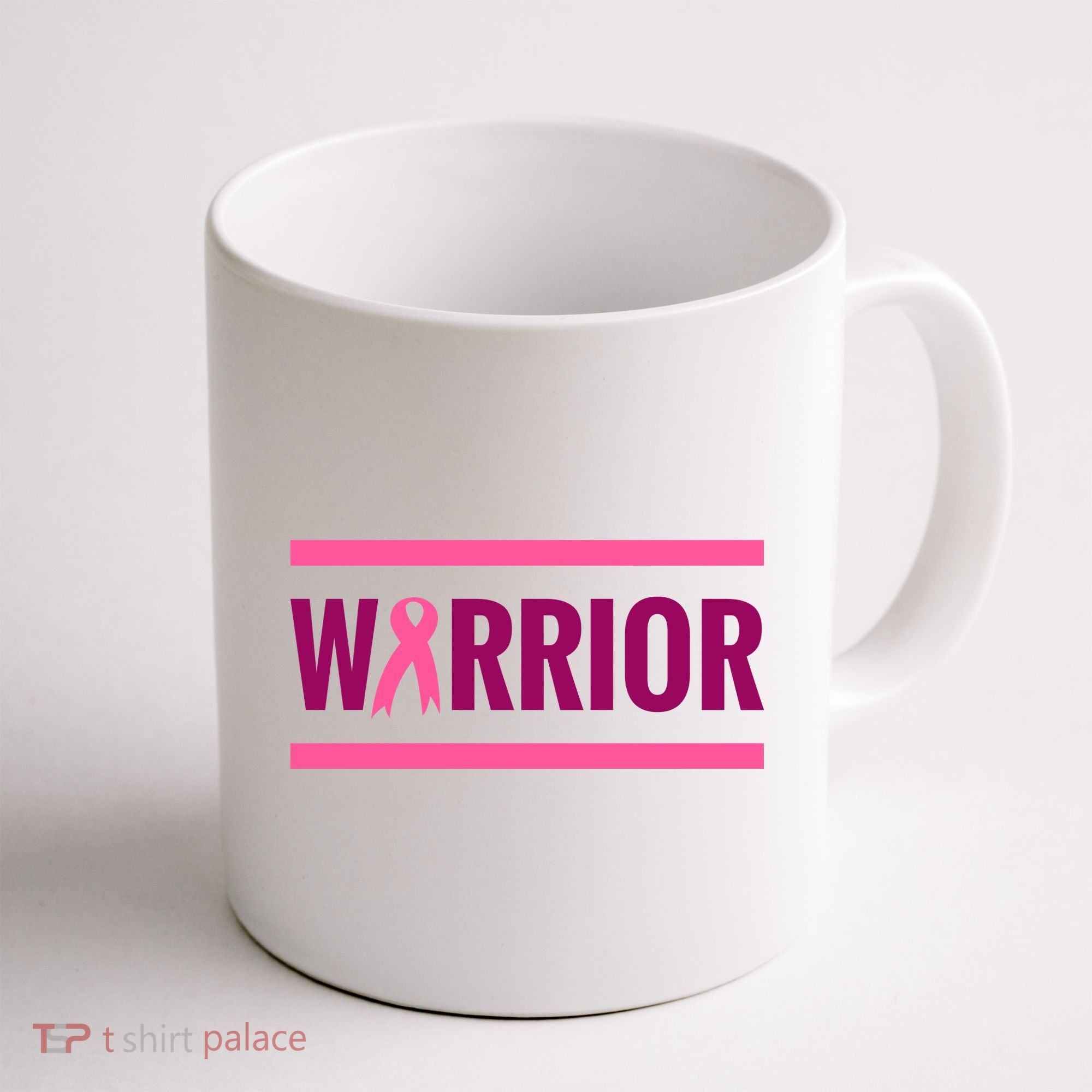 Warrior Breast Cancer Ribbon Coffee Mug