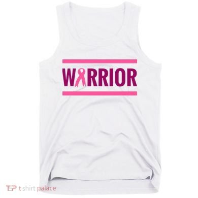 Warrior Breast Cancer Ribbon Tank Top