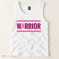 Warrior Breast Cancer Ribbon Tank Top thumb 2