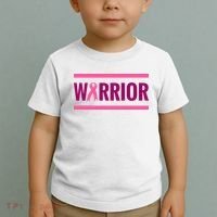 Warrior Breast Cancer Ribbon Toddler T-Shirt thumb 2