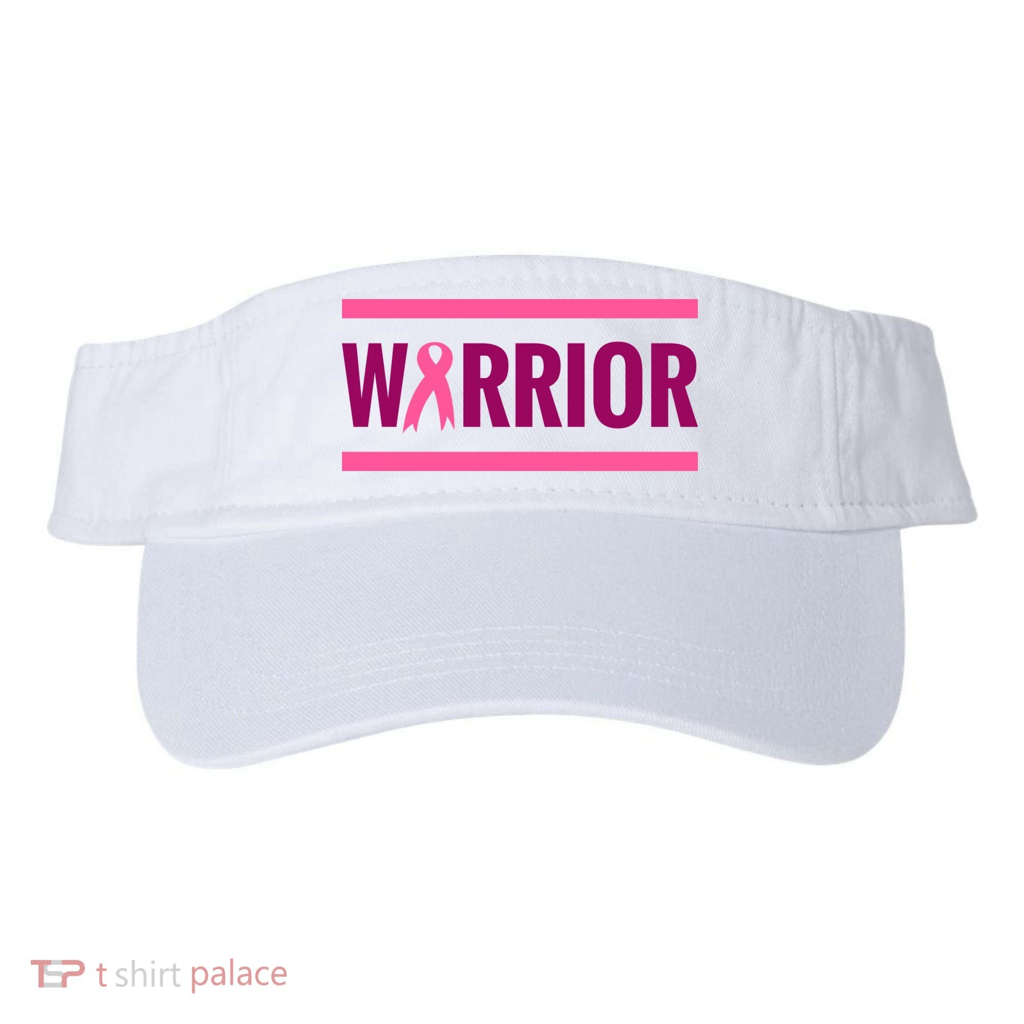 Warrior Breast Cancer Ribbon Visor