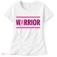 Warrior Breast Cancer Ribbon Women's T-Shirt thumb 0