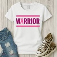 Warrior Breast Cancer Ribbon Women's T-Shirt thumb 3