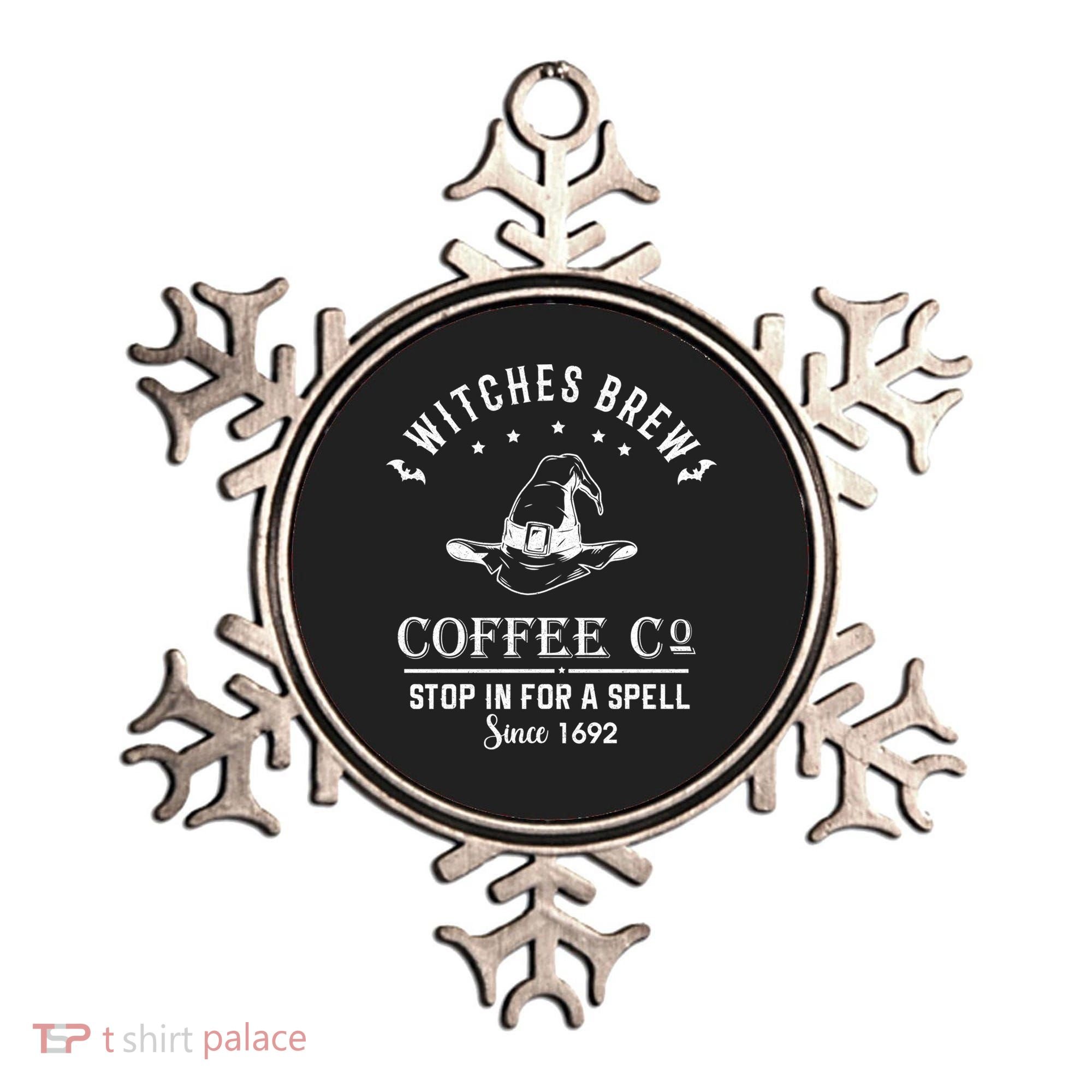 Witches Brew Coffee Co Halloween Stop For A Spell Since 1692 Ornament
