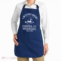 Witches Brew Coffee Co Halloween Stop For A Spell Since 1692 Apron thumb 2