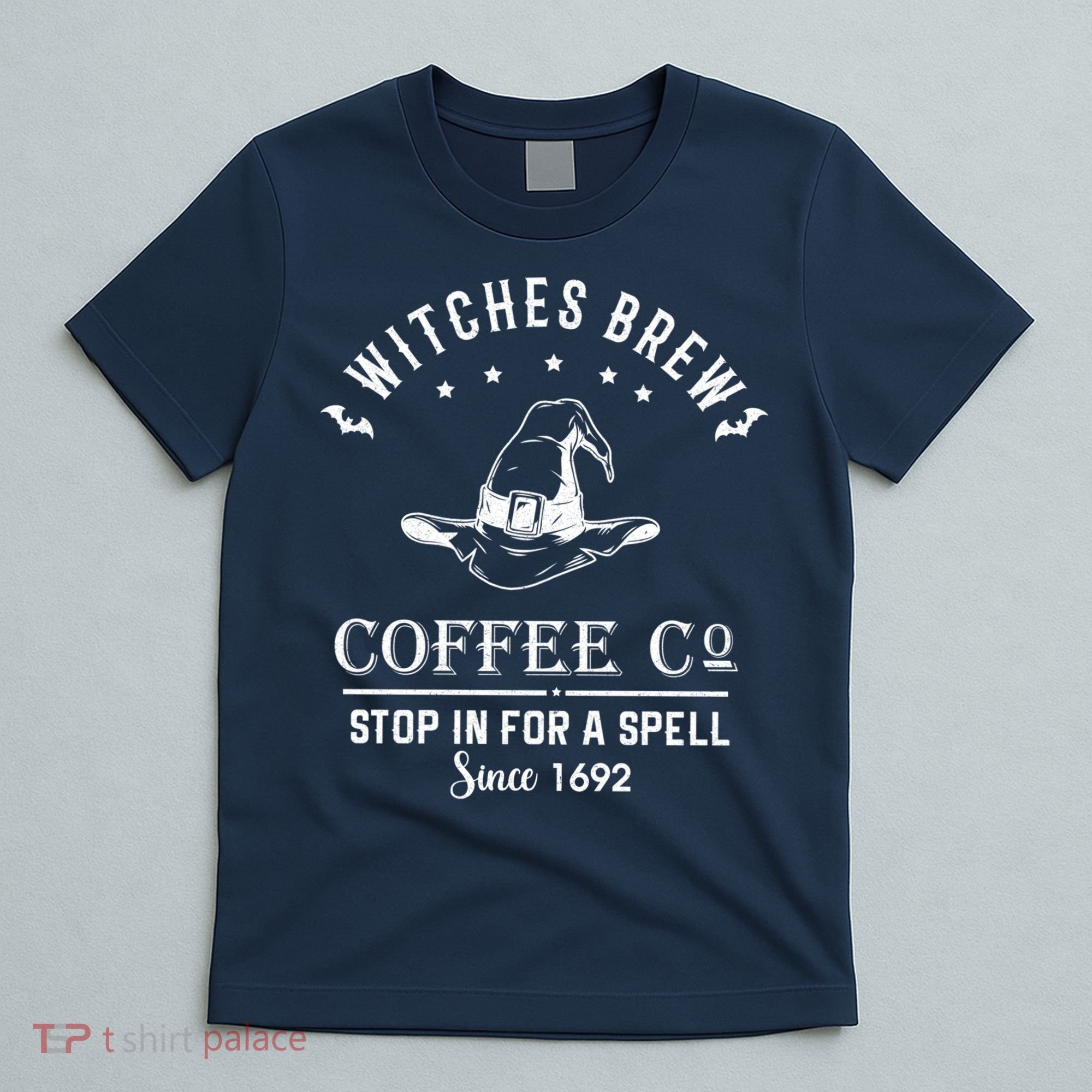Witches Brew Coffee Co Halloween Stop For A Spell Since 1692 T-Shirt