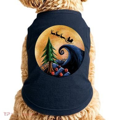 Work Before Christmas Santa's Art Wave Doggie Tank
