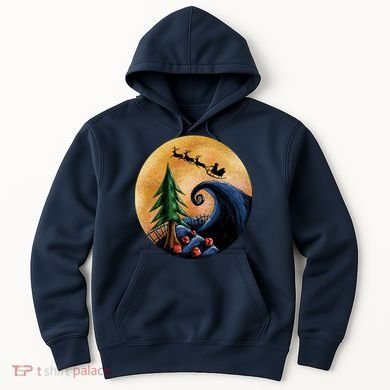 Work Before Christmas Santa's Art Wave Hoodie