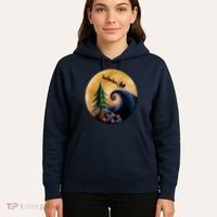 Work Before Christmas Santa's Art Wave Hoodie thumb 5