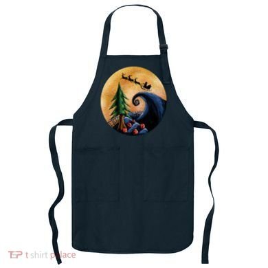 Work Before Christmas Santa's Art Wave Apron