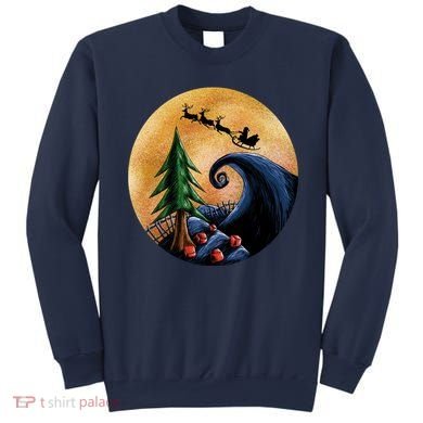 Work Before Christmas Santa's Art Wave Sweatshirt