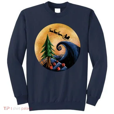 Work Before Christmas Santa's Art Wave Sweatshirt