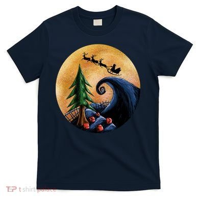 Work Before Christmas Santa's Art Wave T-Shirt