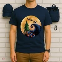 Work Before Christmas Santa's Art Wave T-Shirt thumb 6
