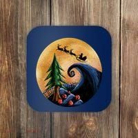 Work Before Christmas Santa's Art Wave Coaster thumb 0