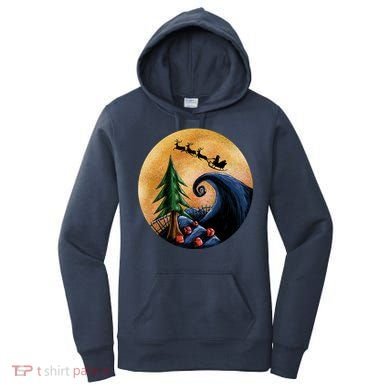 Work Before Christmas Santa's Art Wave Women's Hoodie