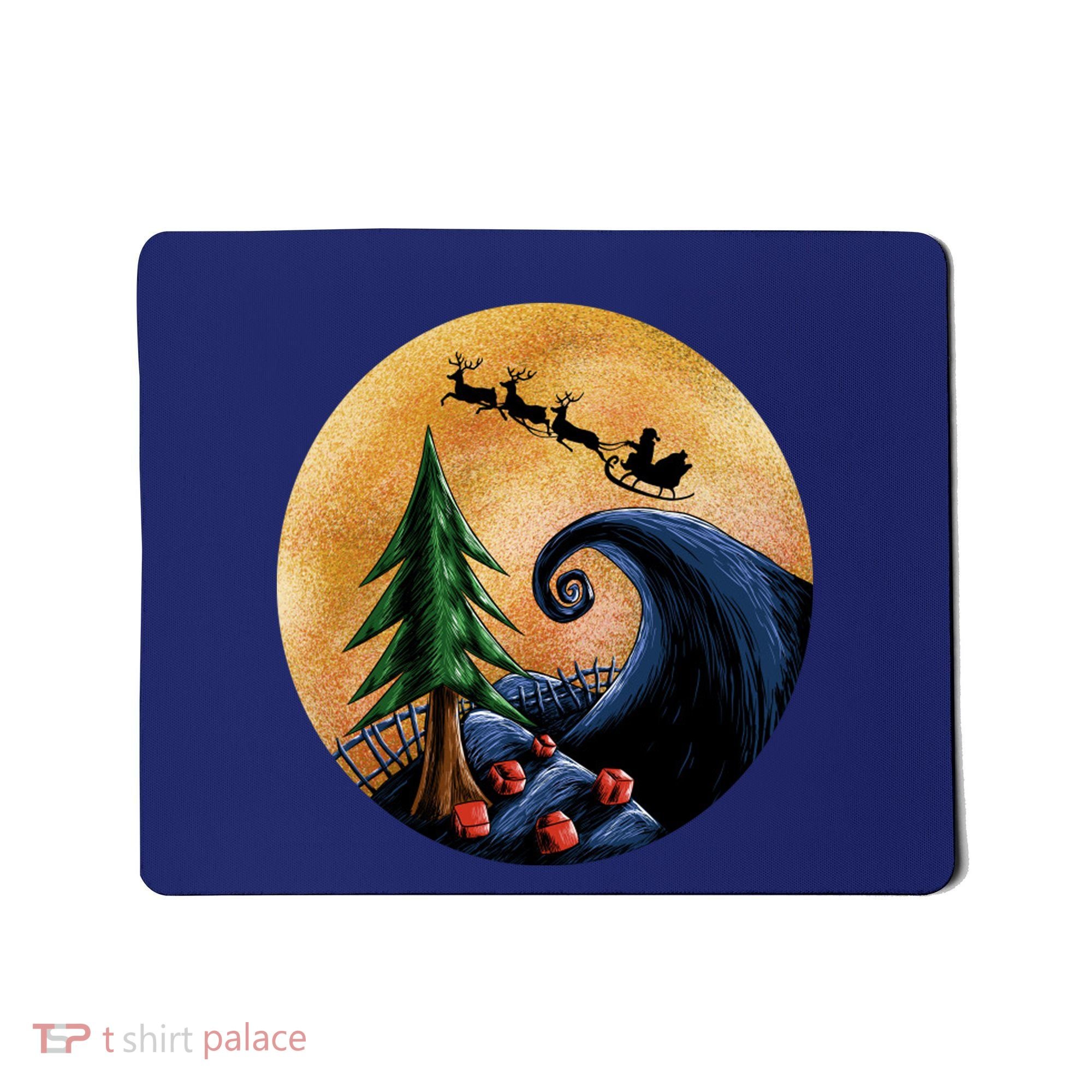 Work Before Christmas Santa's Art Wave Mousepad
