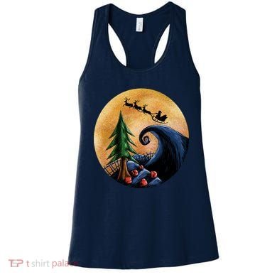 Work Before Christmas Santa's Art Wave Women's Tank Top