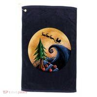 Work Before Christmas Santa's Art Wave Golf Towel thumb 0