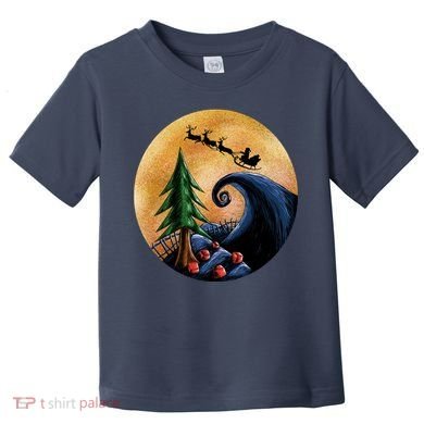 Work Before Christmas Santa's Art Wave Toddler T-Shirt