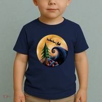 Work Before Christmas Santa's Art Wave Toddler T-Shirt thumb 2