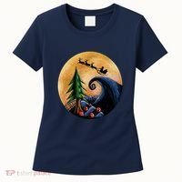 Work Before Christmas Santa's Art Wave Women's T-Shirt thumb 0