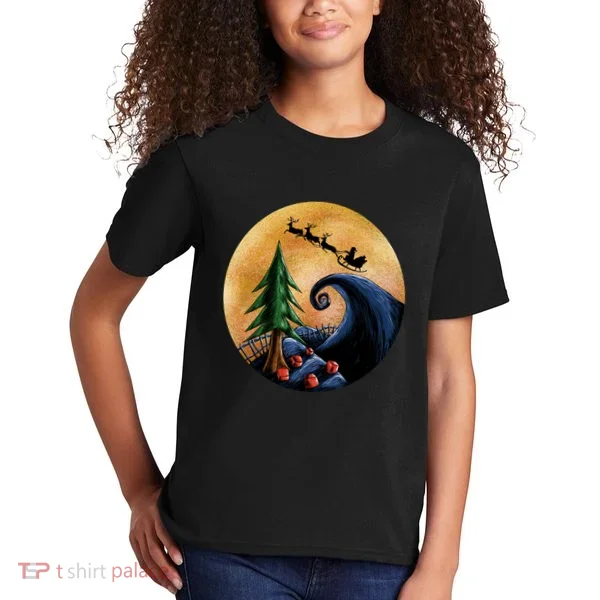 Work Before Christmas Santa's Art Wave Kids T-Shirt
