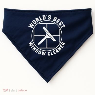 WorldS Best Cool Window Washing Professional Window Cleaner USA-Made Doggie Bandana