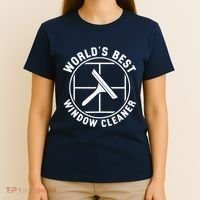 WorldS Best Cool Window Washing Professional Window Cleaner T-Shirt thumb 4