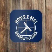 WorldS Best Cool Window Washing Professional Window Cleaner Coaster thumb 0