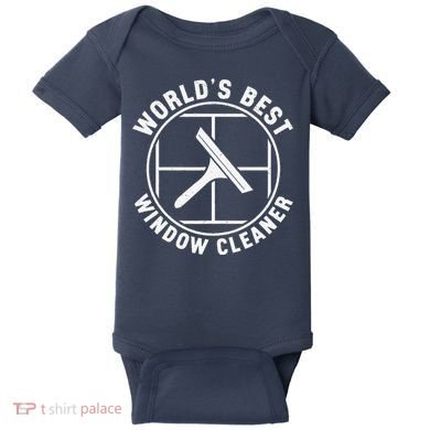 WorldS Best Cool Window Washing Professional Window Cleaner Baby Bodysuit