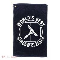 WorldS Best Cool Window Washing Professional Window Cleaner Golf Towel thumb 0