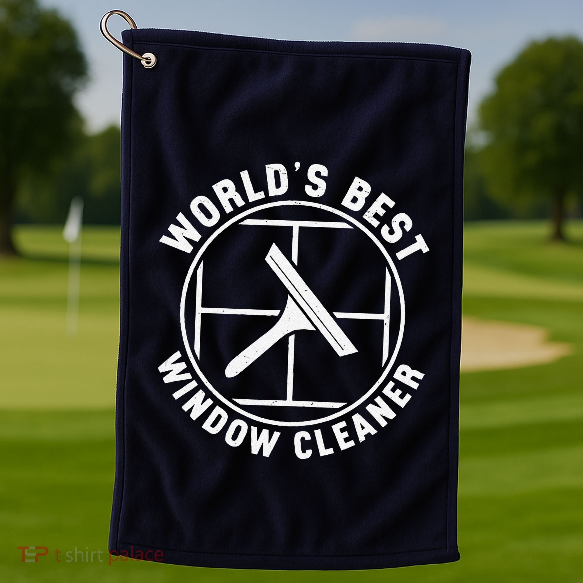 WorldS Best Cool Window Washing Professional Window Cleaner Golf Towel