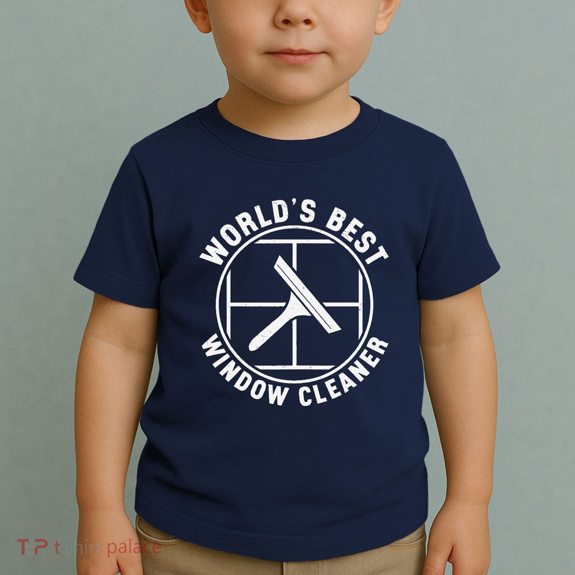 WorldS Best Cool Window Washing Professional Window Cleaner Toddler T-Shirt